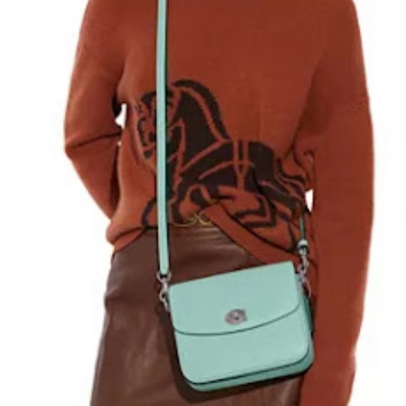 NWT Coach Cassie 19 Tiffany Blue color Rare! So Nice. - Picture 11 of 12